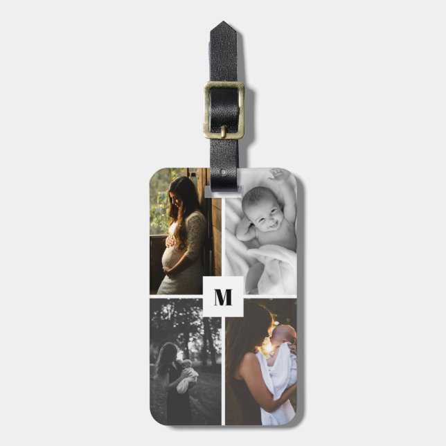 Personalized Photo Luggage Tag (Front Vertical)