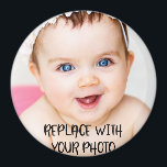 Personalized Photo Magnet<br><div class="desc">Custom create a one of a kind magnet.. upload your own photo to this  magnet  - fridge magnets from Ricaso</div>