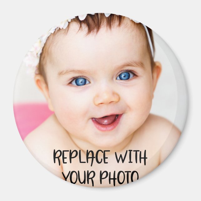 Personalized Photo Magnet (Front)