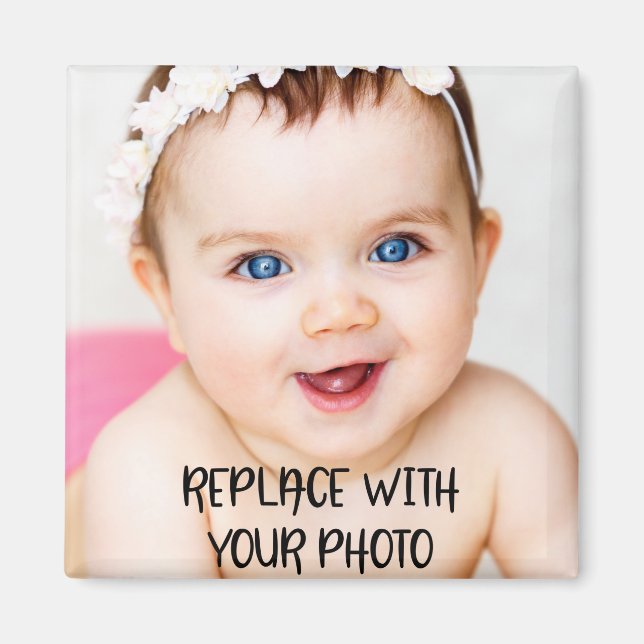 Personalized Photo Magnet (Front)