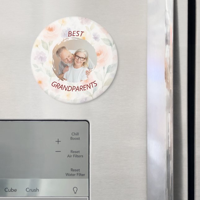 Personalized Photo Magnet | Best Grandparents (In Situ (Fridge))