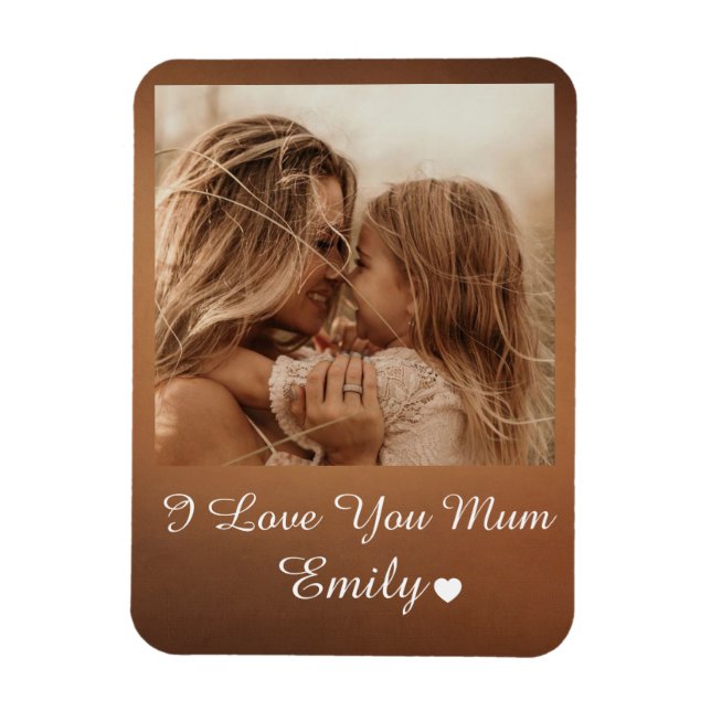 Personalized Photo Magnet Custom Mother’s Day Gift (Vertical)