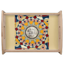 Personalized Photo Mandala Design Baby Shirt