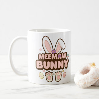 Personalized Photo "MeeMaw Bunny" Easter Coffee Mug
