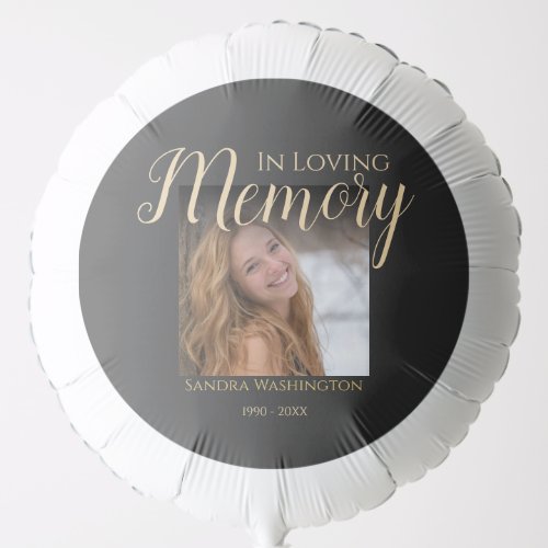 Personalized Photo Memorial  Balloon