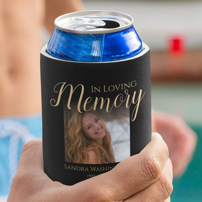Personalized Photo Memorial Can Cooler (Creator Uploaded)
