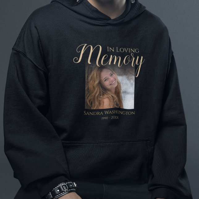 Personalized Photo Memorial Hoodie (Creator Uploaded)