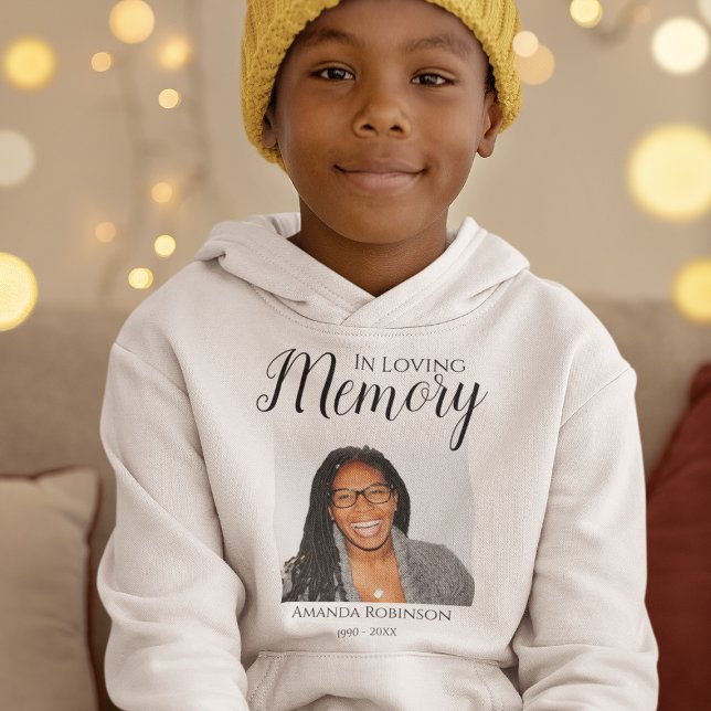 Personalized Photo Memorial  Hoodie (Creator Uploaded)