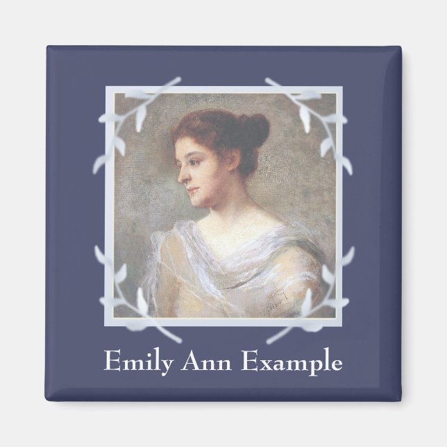 Personalized Photo Memorial Magnet (Front)