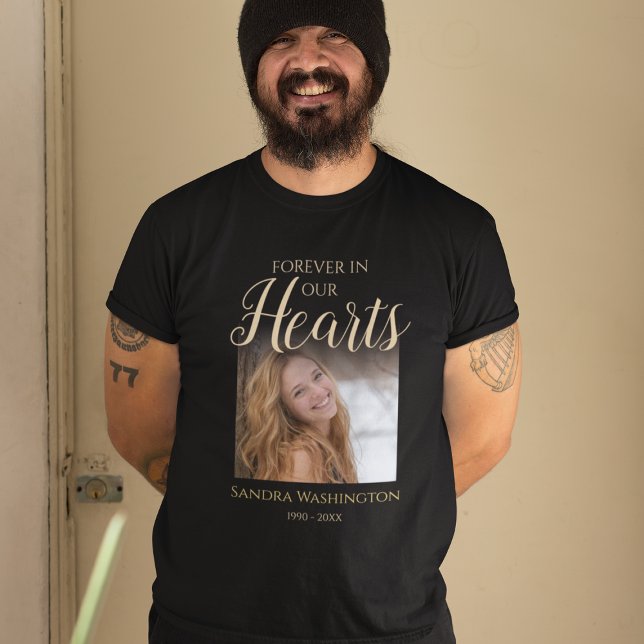 Personalized Photo Memorial T-Shirt (Creator Uploaded)