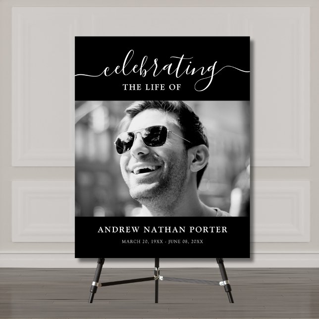 Personalized Photo Memorial Tribute Remembrance  F Foam Board (Creator Uploaded)