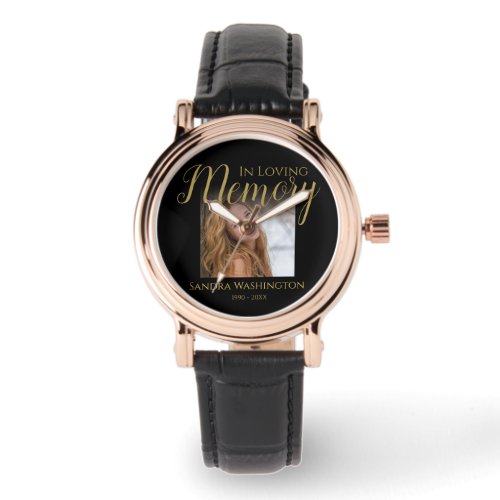 Personalized Photo Memorial Watch