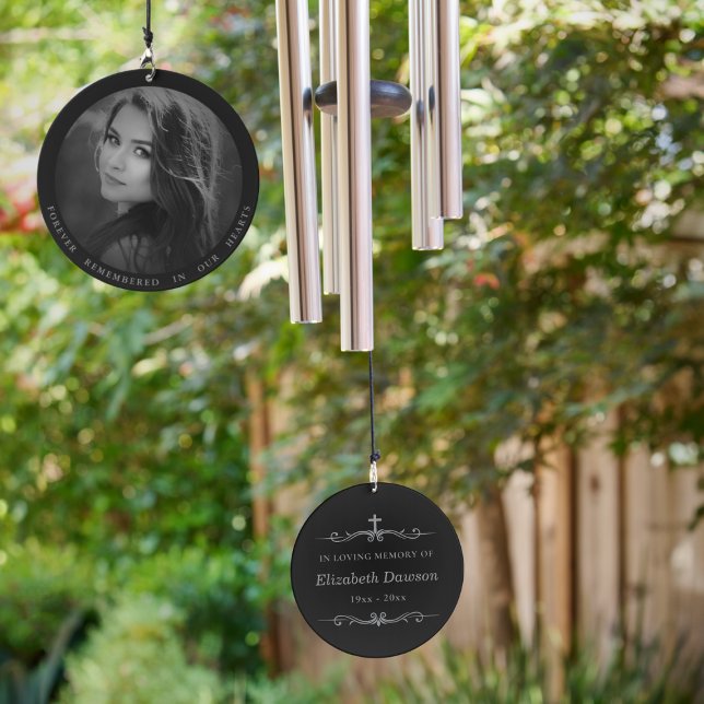 Personalized Photo Memorial  Wind Chime (Personalized Photo Memorial Wind Chime)