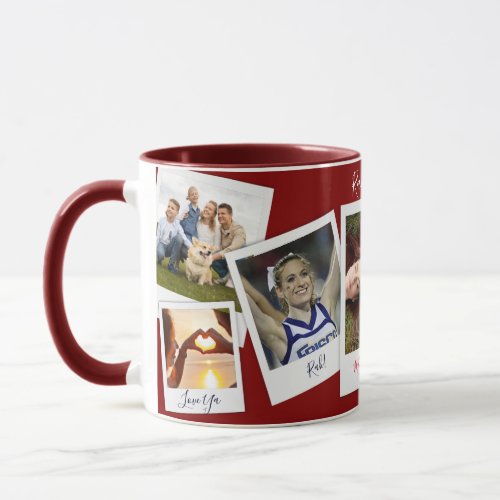 Personalized photo memories mug