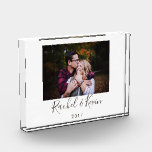 Personalized Photo & Message Acrylic Keepsake Acrylic Award<br><div class="desc">Create your own uniquely custom printed acrylic keepsake block with your very own photo and any two line message. Personalize this acrylic keepsake block today to create a memory that will last forever!</div>