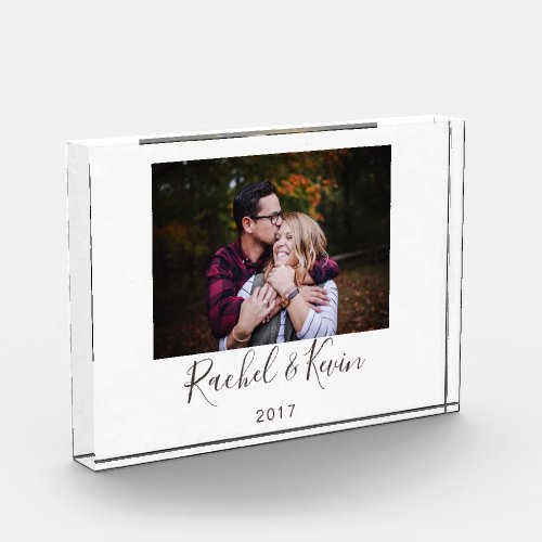 Personalized Photo  Message Acrylic Keepsake Acrylic Award