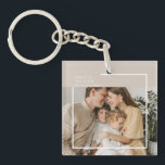 Personalized Photo & Message Acrylic Keychain<br><div class="desc">Carry your memories wherever you go with this personalized acrylic keychain, featuring a custom photo and a meaningful message. Whether you're celebrating a special occasion like a birthday, anniversary, or graduation, or just want a unique gift to show someone you care, this acrylic keychain is the perfect keepsake. With a...</div>