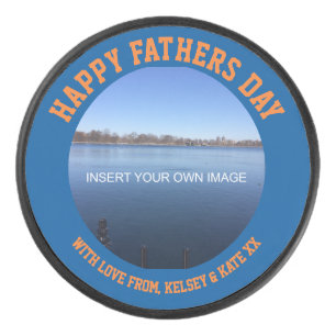 Personalized Photo Message Hockey Puck