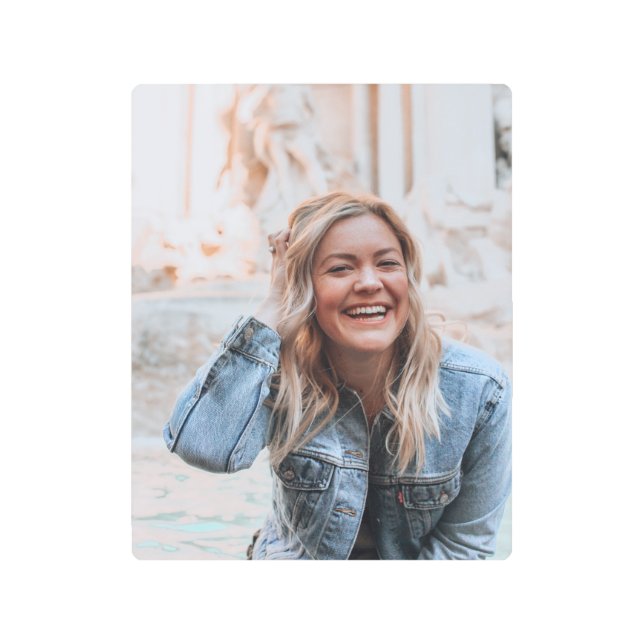 Personalized Photo Metal Print (Front)