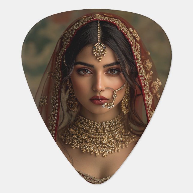 Personalized Photo Modern Cute Simple Custome Guitar Pick (Front)