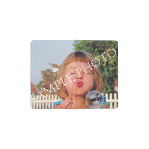 Personalized photo moleskin notebook cover