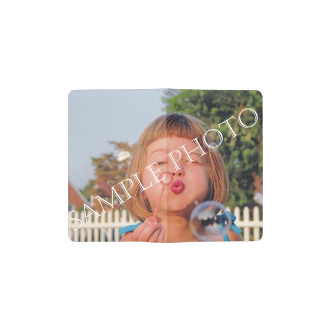Personalized photo moleskin notebook cover (Opened)