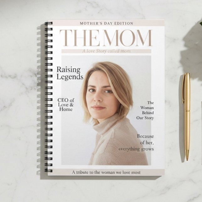 Personalized Photo Mom – Custom Mother’s D Notebook (Creator Uploaded)