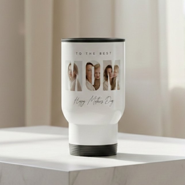 Personalized Photo MOM | Custom Mother’s Day Gift Travel Mug (Creator Uploaded)