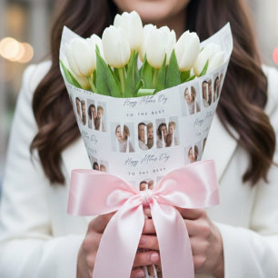 Personalized Photo MOM Happy Mother's Day Wrapping Paper