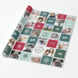 Personalized Photo & Monogram Holiday Wrapping Paper Personalized Photo & Monogram Holiday Wrapping Paper