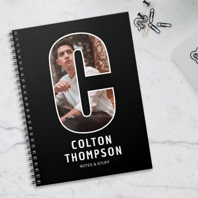 Personalized Photo Monogram Notebook (Creator Uploaded)