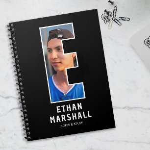 Personalized Photo Monogram Notebook