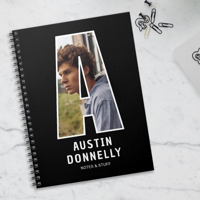 Personalized Photo Monogram Notebook (Creator Uploaded)