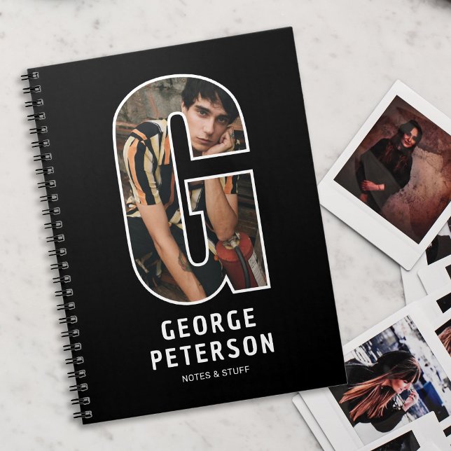 Personalized Photo Monogram Notebook (Creator Uploaded)