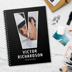 Personalized Photo Monogram Notebook