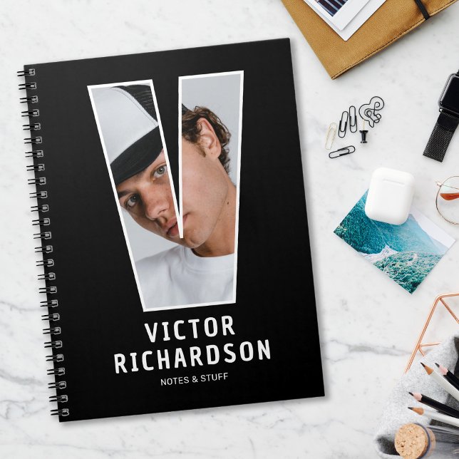 Personalized Photo Monogram Notebook (Creator Uploaded)