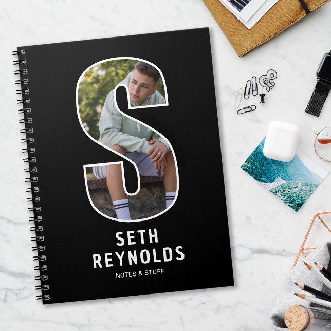 Personalized Photo Monogram Notebook (Creator Uploaded)