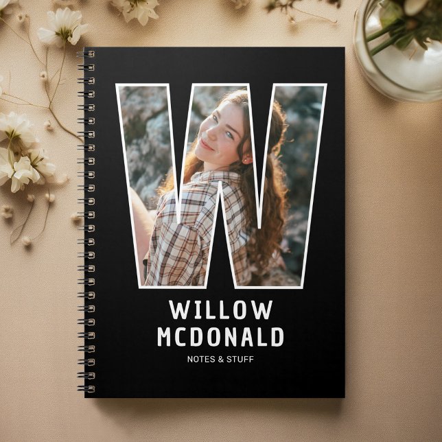 Personalized Photo Monogram Notebook (Creator Uploaded)