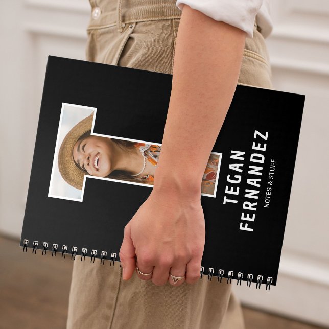 Personalized Photo Monogram Notebook (Creator Uploaded)
