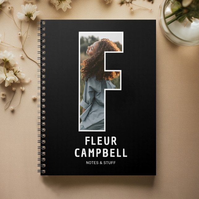 Personalized Photo Monogram Notebook (Creator Uploaded)