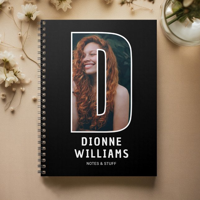 Personalized Photo Monogram Notebook (Creator Uploaded)
