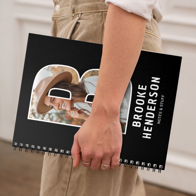 Personalized Photo Monogram Notebook (Creator Uploaded)