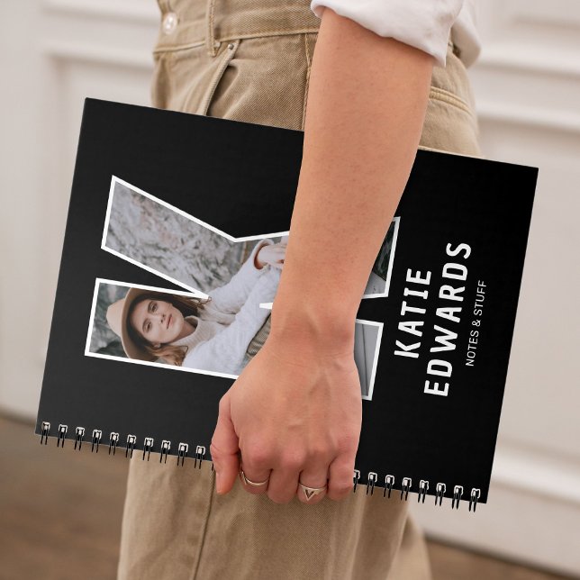 Personalized Photo Monogram Notebook (Creator Uploaded)