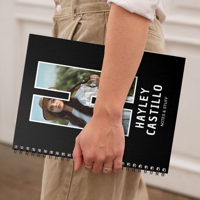 Personalized Photo Monogram Notebook (Creator Uploaded)
