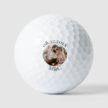 Personalized Photo Monogram Wedding Golf Balls at Zazzle