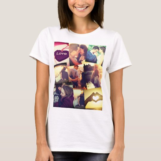 Personalized photo montage T-Shirt | Zazzle.com
