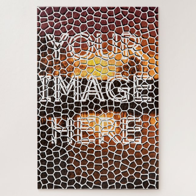 Personalized Photo Mosaic Jigsaw Puzzle (Vertical)