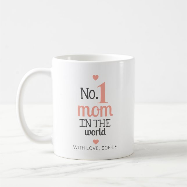 Personalized Photo Mothers Day Coffee Mug (Left)