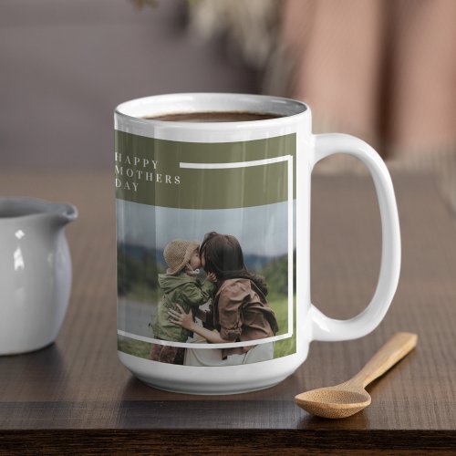 Personalized Photo Mothers Day Gift Coffee Mug