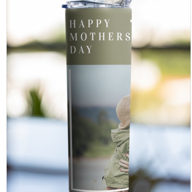 Personalized Photo Mothers Day Gift Thermal Tumbler (Creator Uploaded)